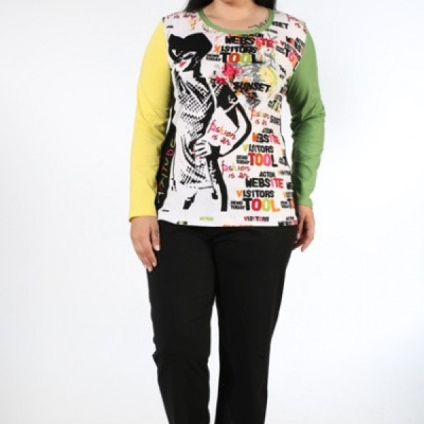 Костюм трикотажний жіночий піжама турція