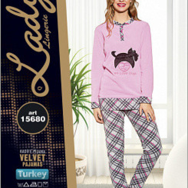 Піжама жіноча тепла флісова