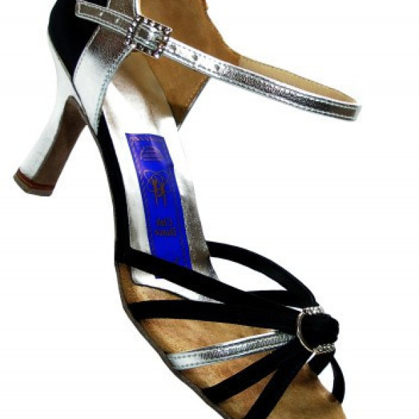 Туфлі для танців жіночі Латина чорний сатин або нубук оригінальна модель. Туфлі для танців жіночі Латина чорний сатин або нубук оригінальна модель.