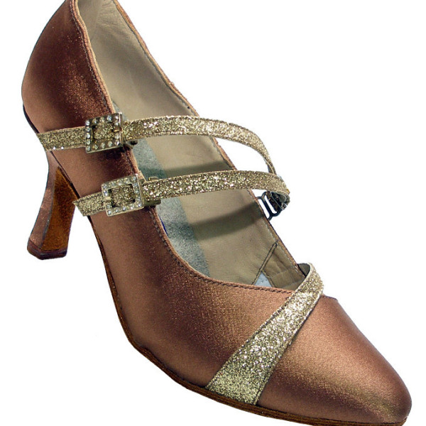 Туфлі для танців жіночі Стандарт сатин, шкіра каблук 5 або 7 см колір чорний. Туфлі для танців жіночі Стандарт сатин, шкіра каблук 5 або 7 см колір чорний.