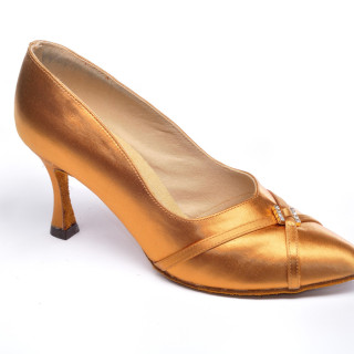 Туфлі для танців жіночі Стандарт колір бежевий