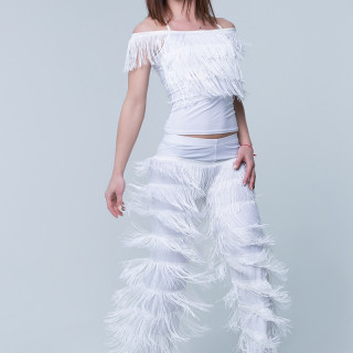 Штани Блюз (44, яскраво-білий)