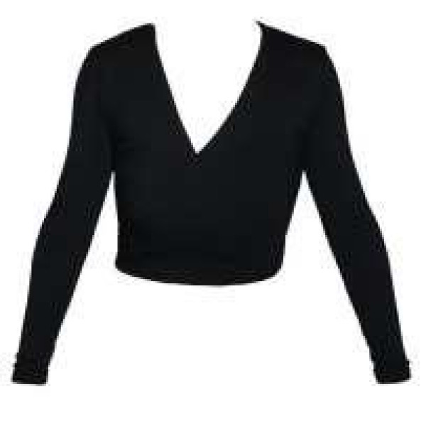 Болеро трикотаж для танців та гімнастики, білий 134-140р Болеро трикотаж для танців та гімнастики, білий 134-140р